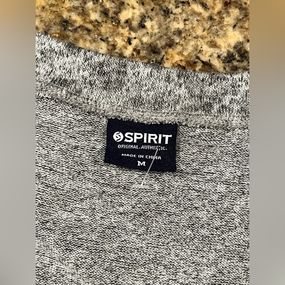 NWOT Spirit Jersey Brushed Leopard Print Pullover - Picture 7 of 9